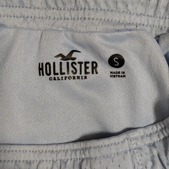 Hollister Mesh Basketball Shorts | Light Blue |Size S - Picture 4 of 6